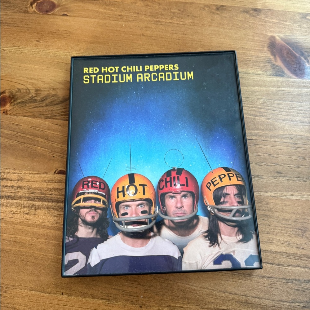 Red Hot Chili Peppers "Stadium Arcadium" Album Art Print - Blue & Yellow framed